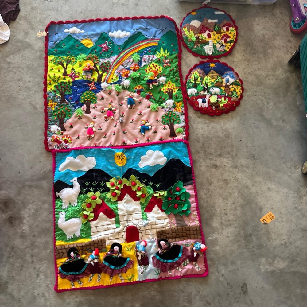 Colorful Handmade Wall Hanging for Home Kitchen
